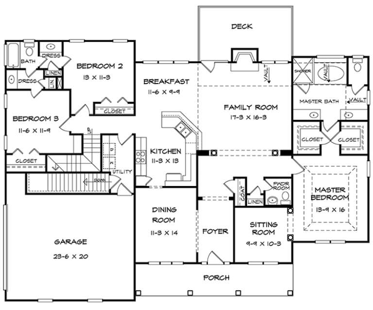 House Plan House Plan #18056 Drawing 1