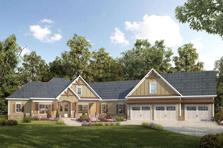 House Plan House Plan #18057 Front Elevation