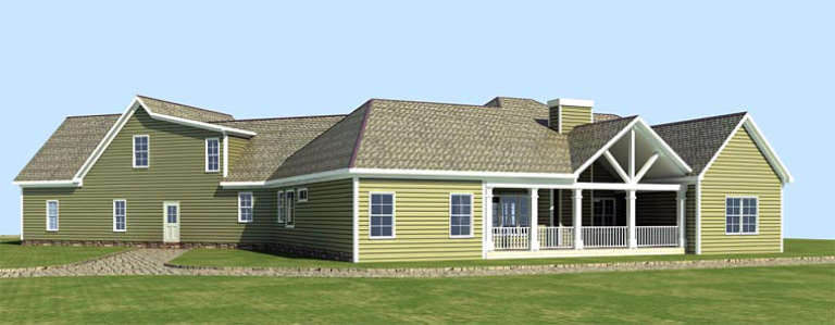 Craftsman House Plan #6082-00051 Elevation Photo