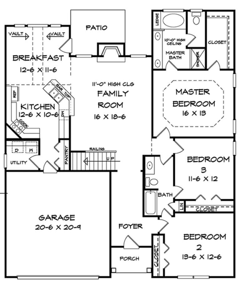 House Plan House Plan #18058 Drawing 1