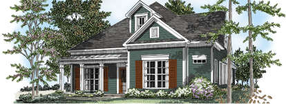 Bungalow House Plan #6082-00054 Elevation Photo