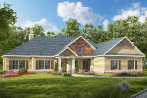 Craftsman House Plan #6082-00055 Elevation Photo