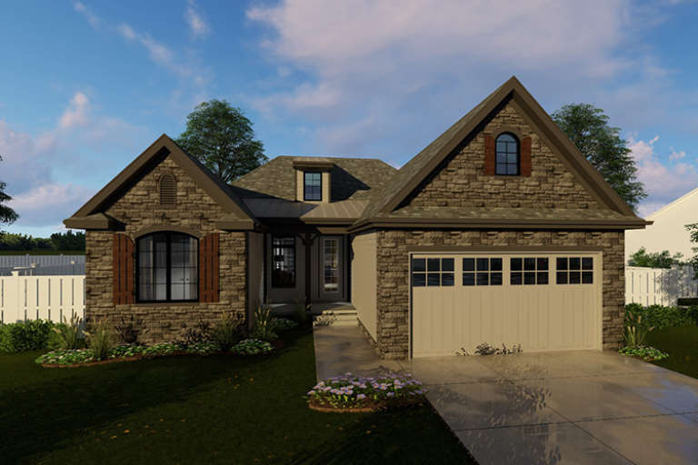 House Plan House Plan #18064 Front Elevation