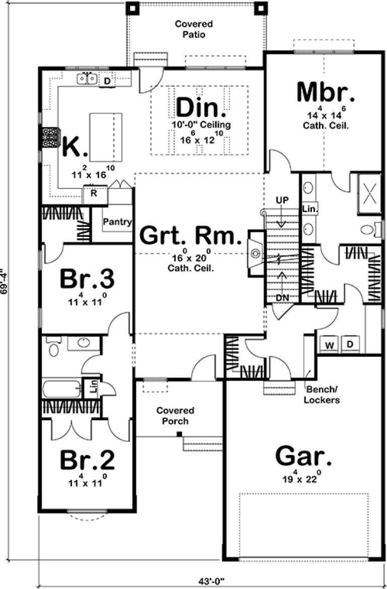 House Plan House Plan #18064 Drawing 1
