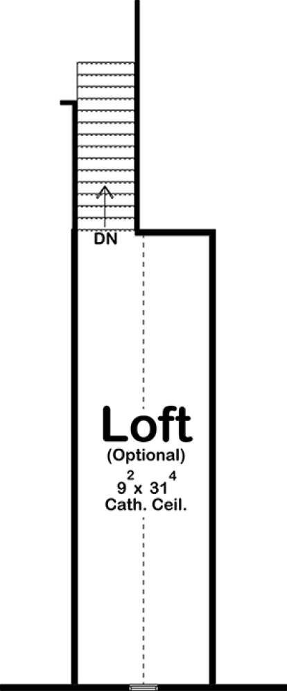 Optional Loft for House Plan #963-00151