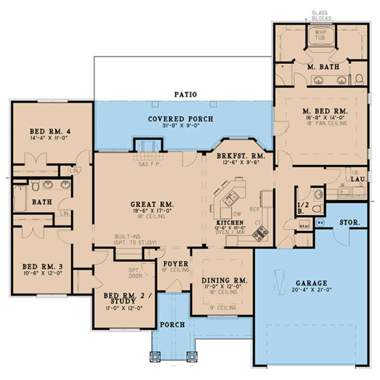 House Plan House Plan #18065 Drawing 1