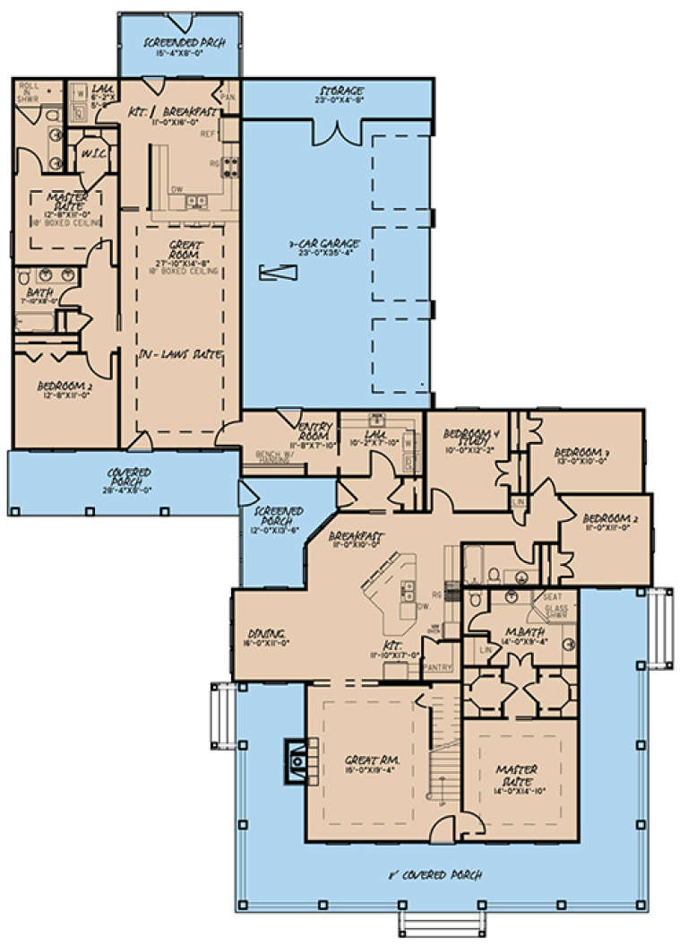 House Plan House Plan #18066 Drawing 1