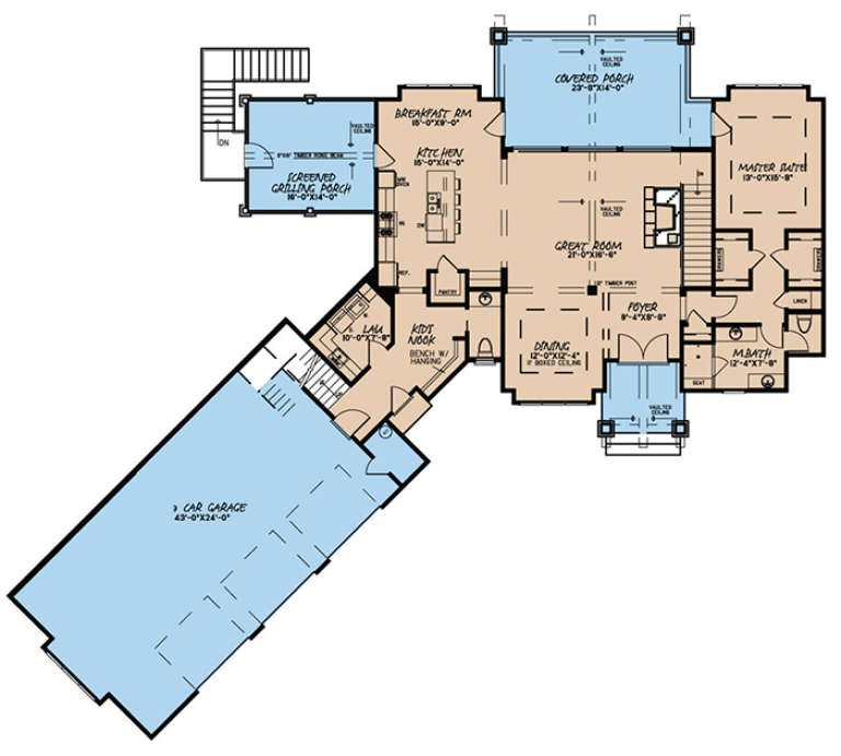 House Plan House Plan #18067 Drawing 1