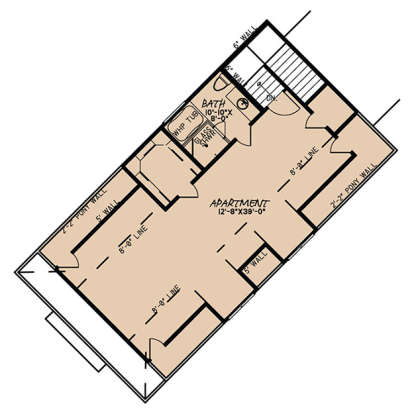 Upper for House Plan #8318-00029