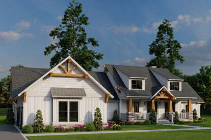 Craftsman House Plan #8318-00032 Elevation Photo