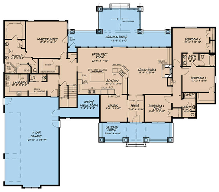 House Plan House Plan #18070 Drawing 1