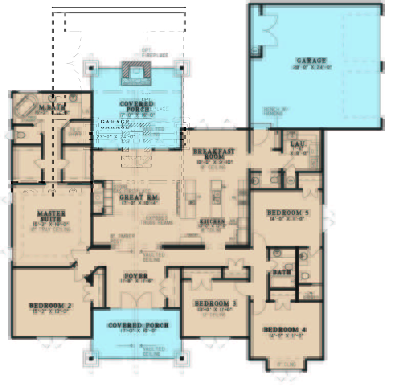 House Plan House Plan #18071 Drawing 1