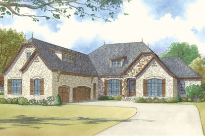 4 Bed, 4 Bath, 2849 Square Foot House Plan - #8318-00034