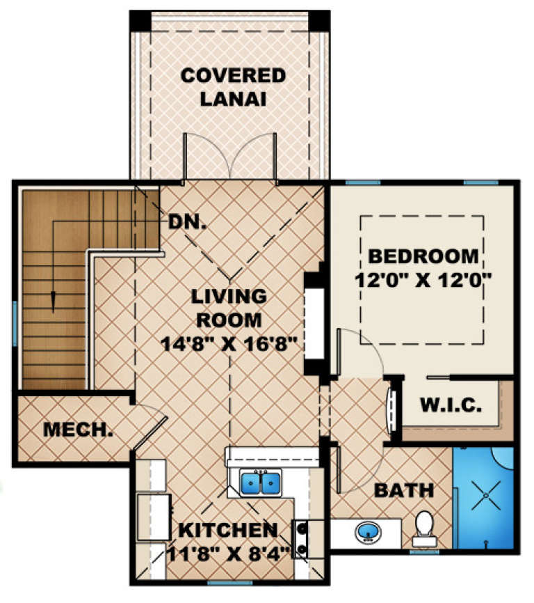 House Plan House Plan #18073 Drawing 1
