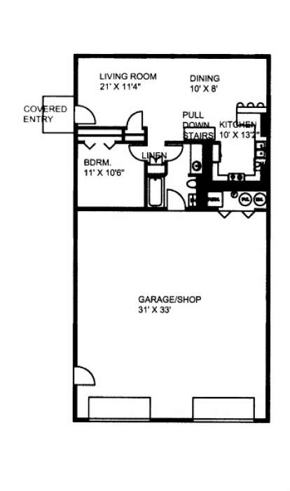 Main Floor for House Plan #039-00436