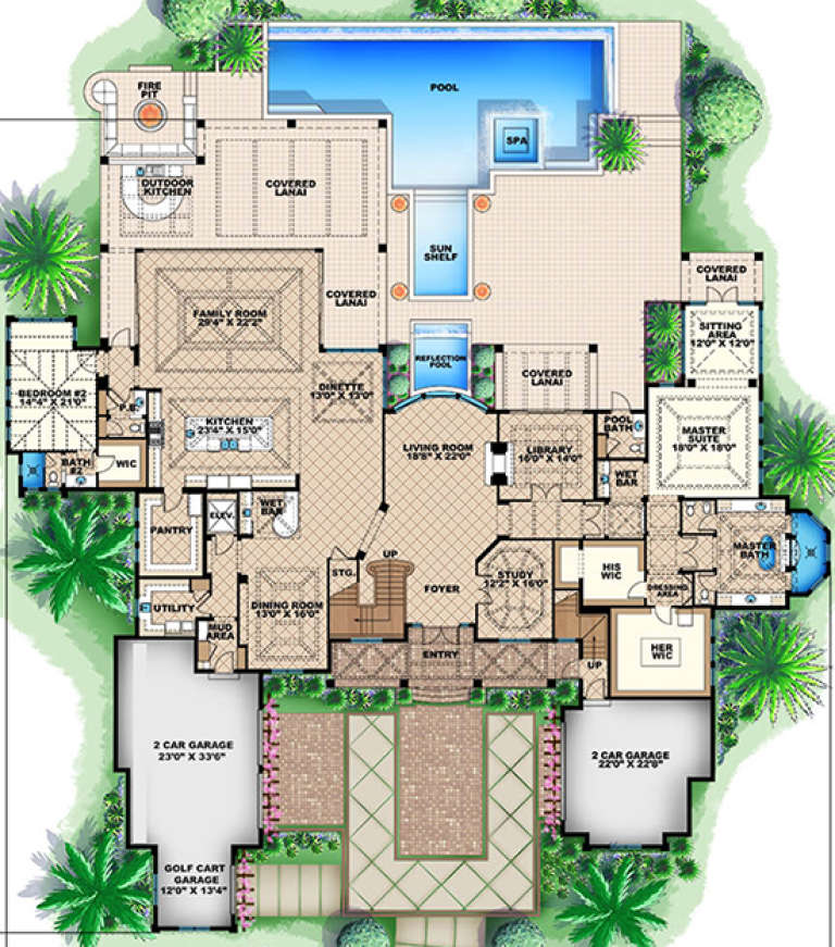 House Plan House Plan #18081 Drawing 1