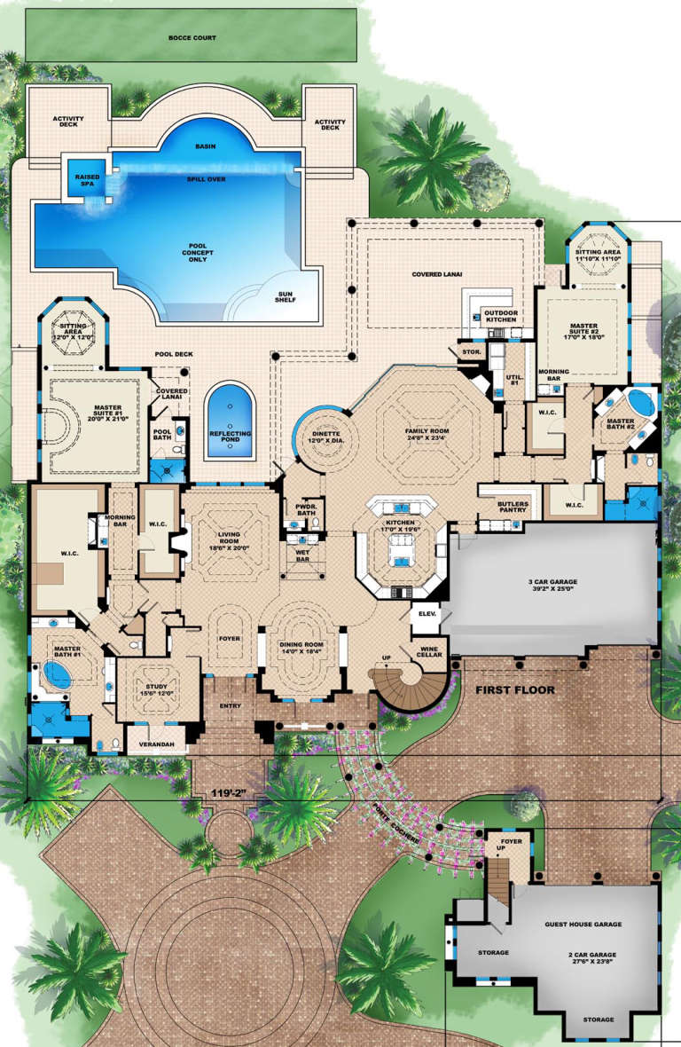 House Plan House Plan #18082 Drawing 1