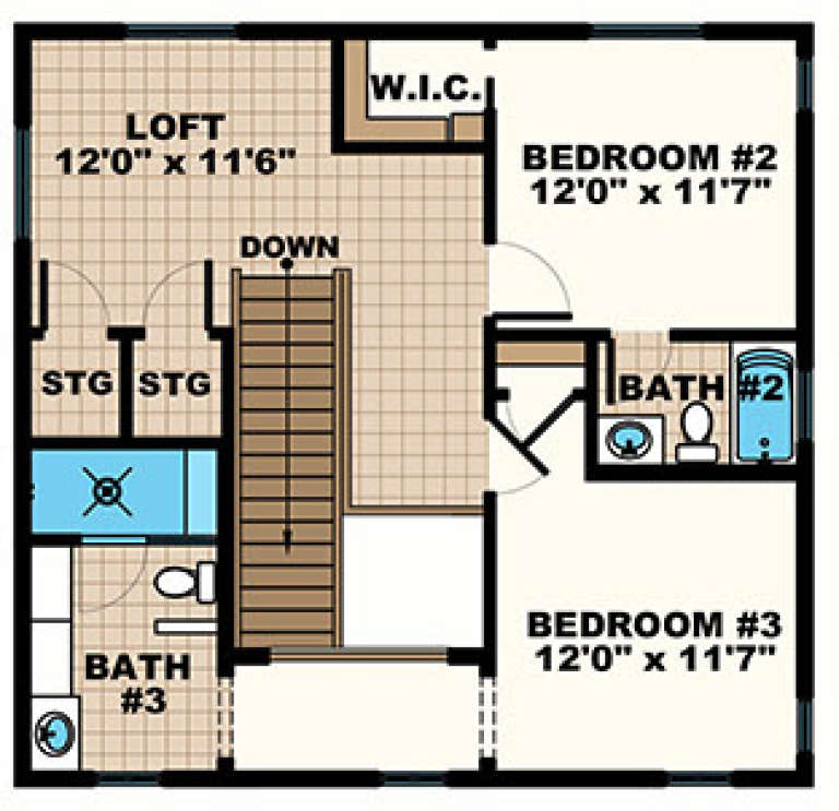 House Plan House Plan #18086 Drawing 2