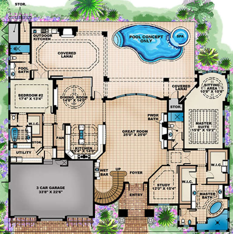 House Plan House Plan #18089 Drawing 1