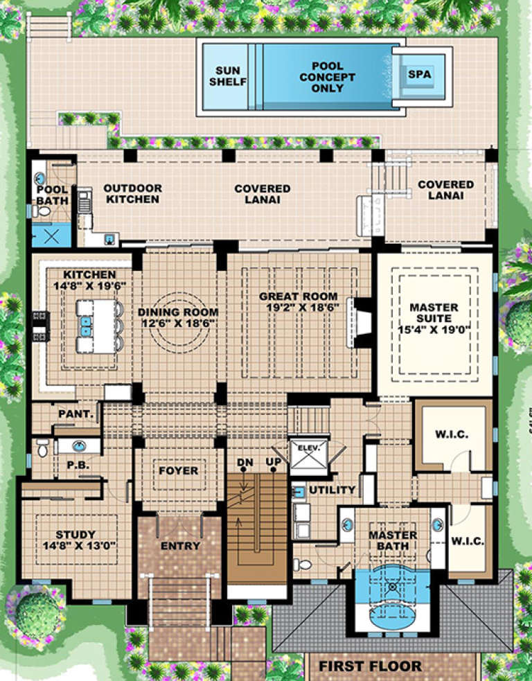 House Plan House Plan #18090 Drawing 1