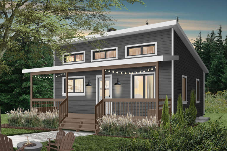 Cottage House Plan #034-01119 Elevation Photo