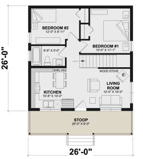 Main Floor  for House Plan #034-01120