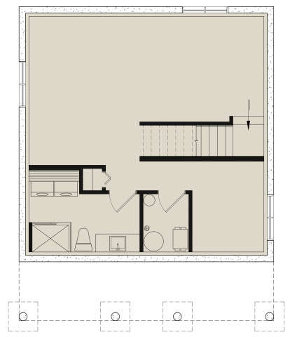 Basement for House Plan #034-01120