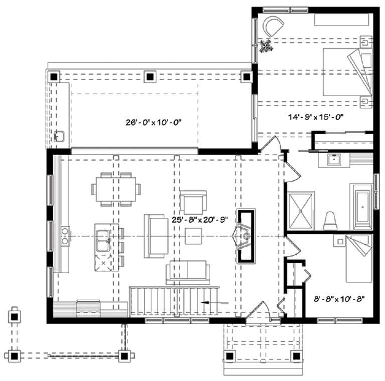 House Plan House Plan #18100 Drawing 1