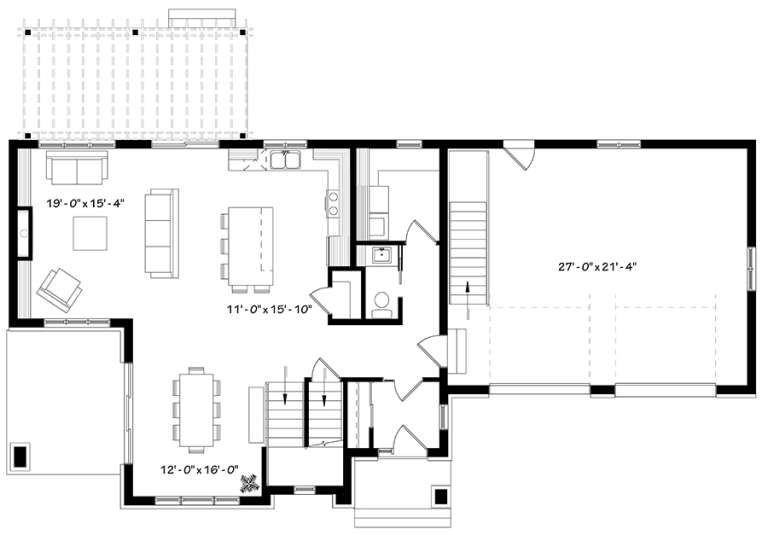 House Plan House Plan #18104 Drawing 1