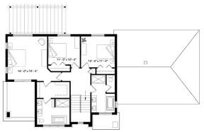 Upper for House Plan #034-01131