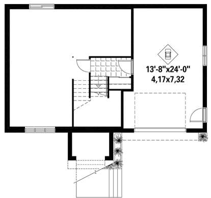 Lower for House Plan #6146-00273