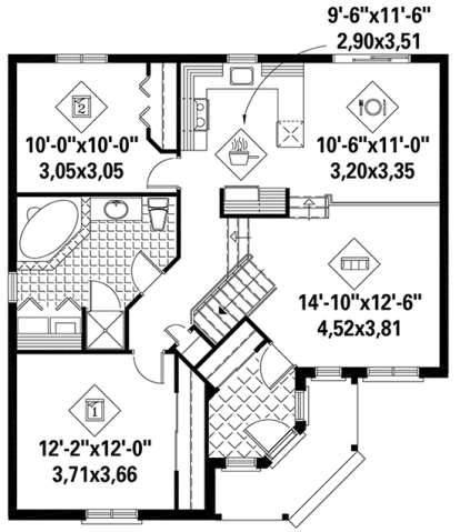House Plan House Plan #18106 Drawing 1