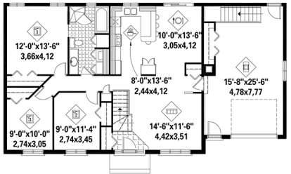House Plan House Plan #18107 Drawing 1