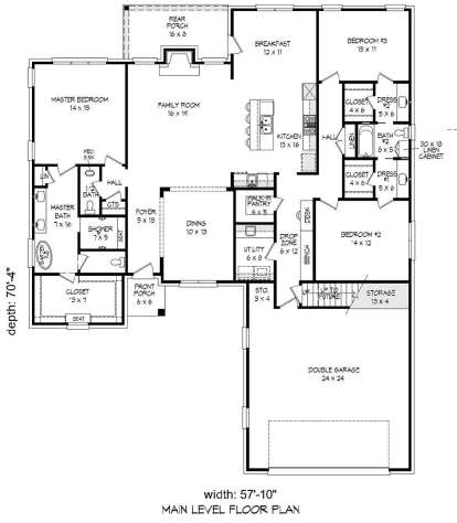 Main Floor for House Plan #940-00023