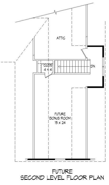 Future Second Level  for House Plan #940-00023