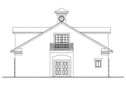 European House Plan #039-00439 Elevation Photo