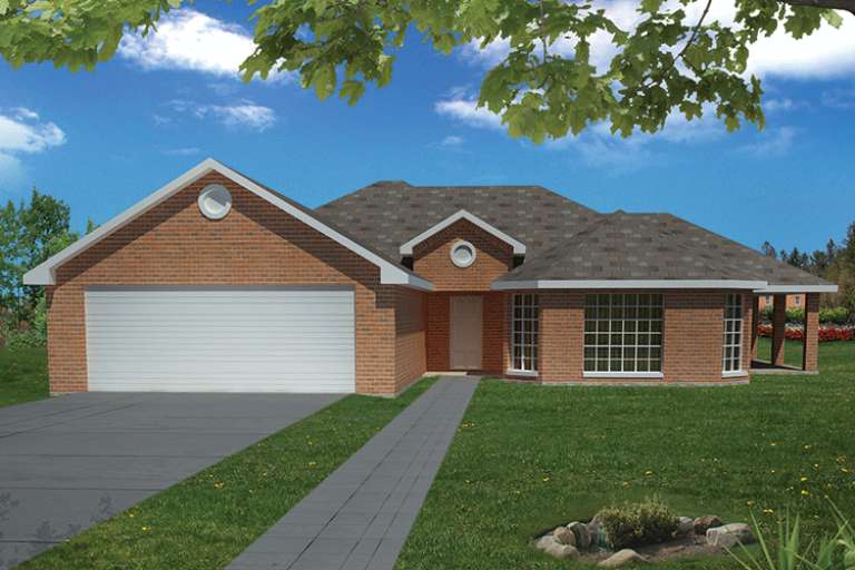 House Plan House Plan #18111 Front Elevation