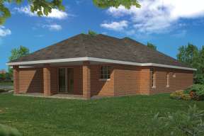 Ranch House Plan #1754-00001 Elevation Photo