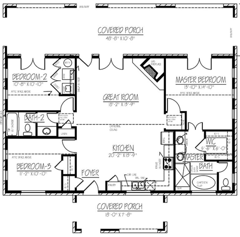 House Plan House Plan #18114 Drawing 1