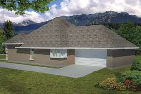 European House Plan #1754-00005 Elevation Photo