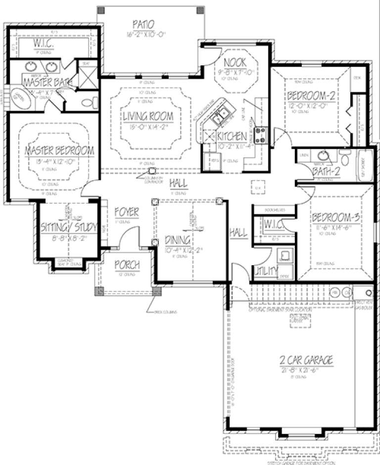 House Plan House Plan #18116 Drawing 1