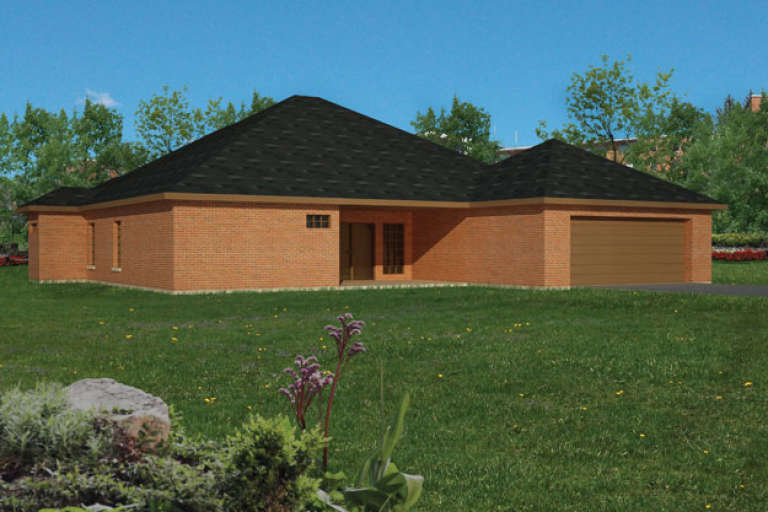 European House Plan #1754-00009 Elevation Photo