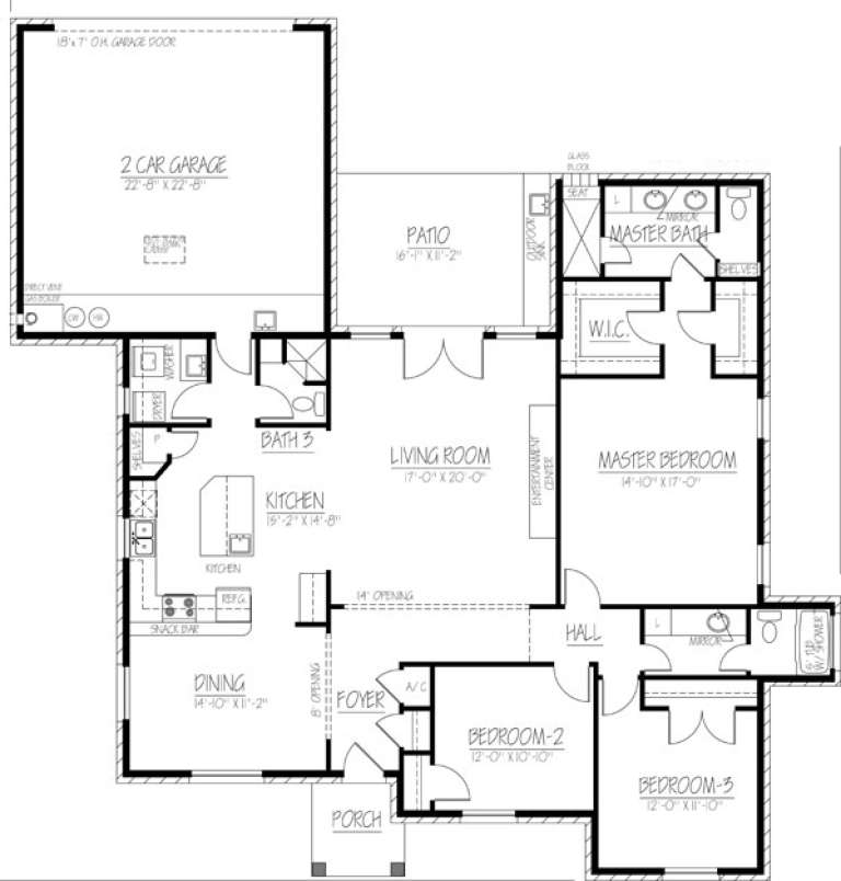House Plan House Plan #18119 Drawing 1