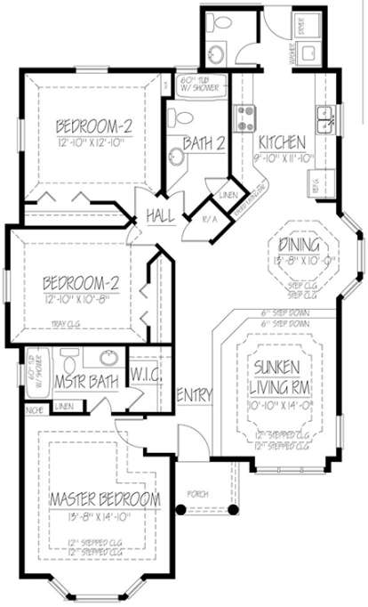 House Plan House Plan #18121 Drawing 1