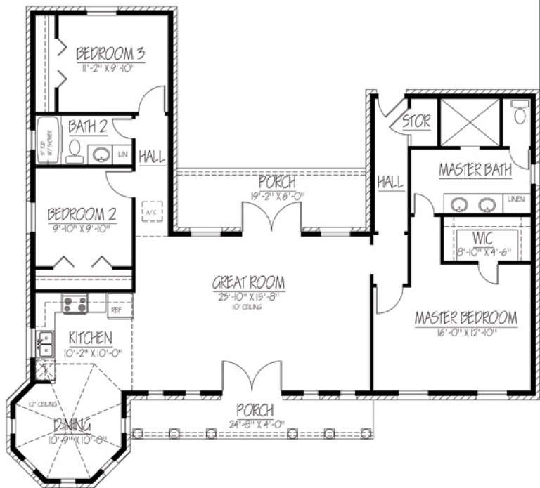 House Plan House Plan #18123 Drawing 1