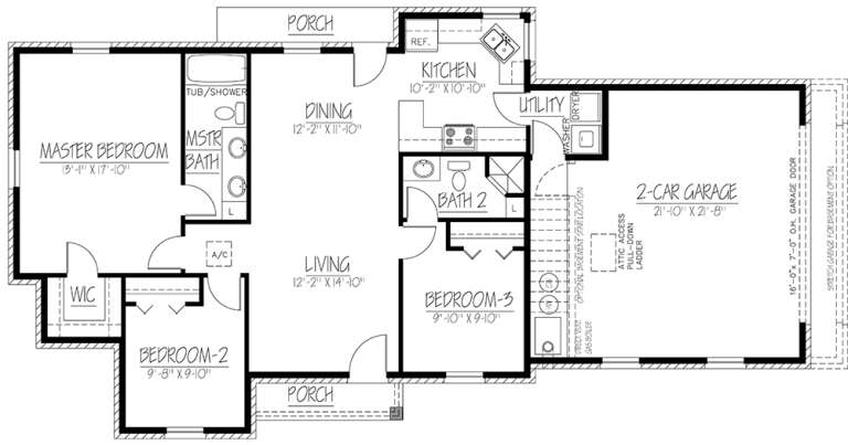 House Plan House Plan #18126 Drawing 1