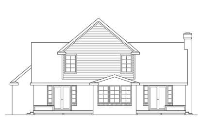 Country House Plan #035-00701 Elevation Photo