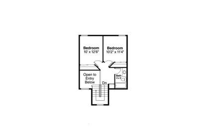 2nd Floor for House Plan #035-00701