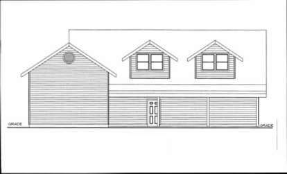 Traditional House Plan #039-00441 Elevation Photo