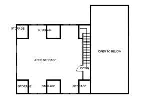 Second Floor for House Plan #039-00441